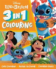 Disney Lilo & Stitch: 3 in 1 Colouring hind ja info | Väikelaste raamatud | kaup24.ee