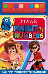 Pixar: Paint By Numbers hind ja info | Väikelaste raamatud | kaup24.ee