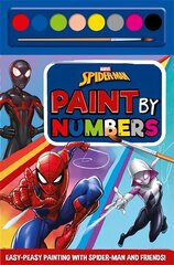 Marvel Spider-Man: Paint By Numbers hind ja info | Väikelaste raamatud | kaup24.ee