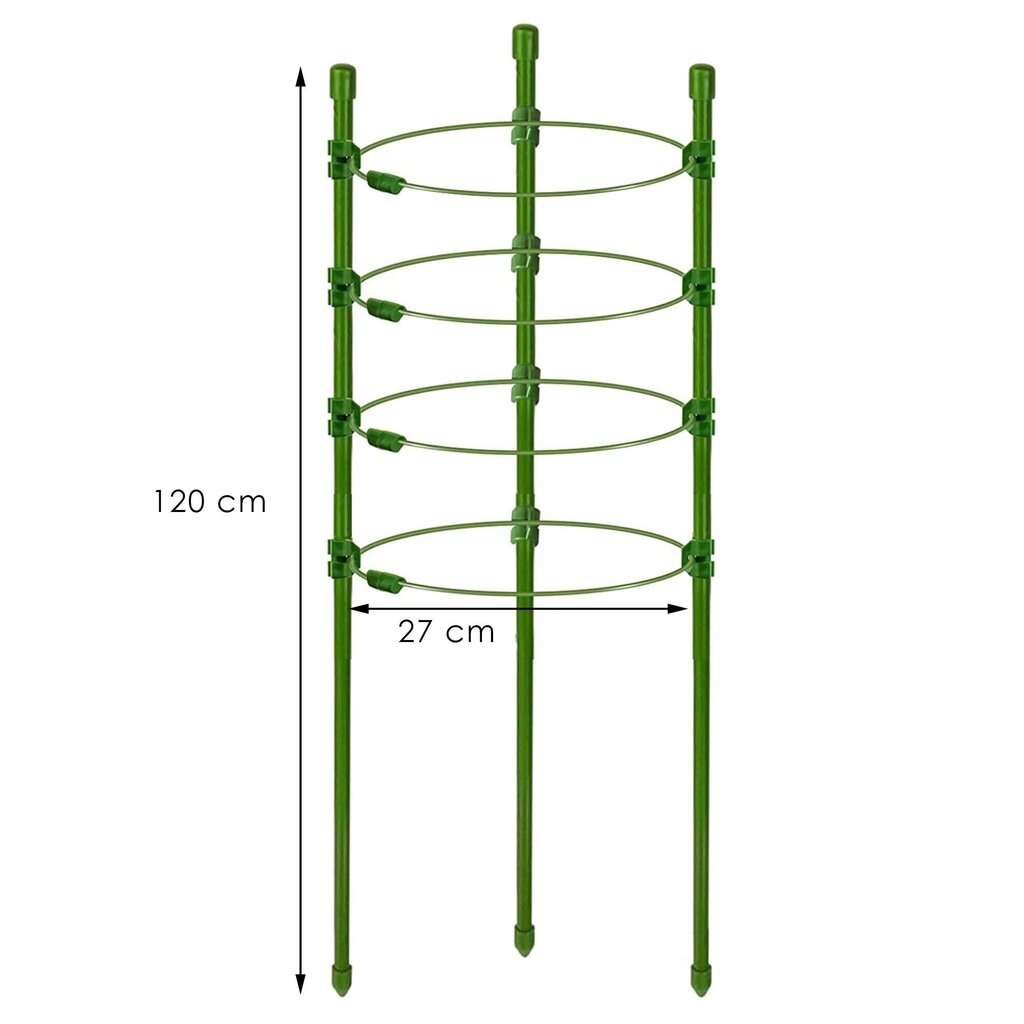 Lillerõnga tugi Springos HA5168 120 cm roheline hind ja info | Dekoratiivsed lillepotid | kaup24.ee