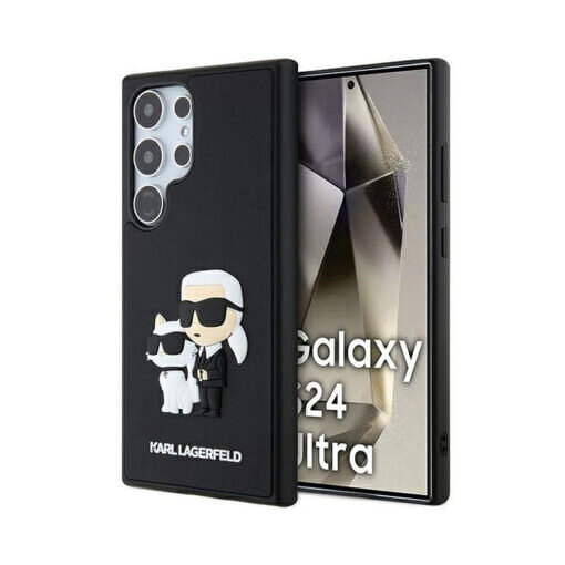 Originaal KARL LAGERFELD (3D Rubber KC NFT) Samsung Galaxy S24 Ultra (6,8″) - Must цена и информация | Telefoni kaaned, ümbrised | kaup24.ee