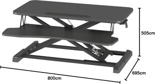 Стоячее сиденье BONTEC цена и информация | Компьютерные, письменные столы | kaup24.ee