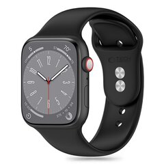 СИЛИКОНОВЫЕ ЧАСЫ APPLE WATCH 4 | 5 | 6 | 7 | 8 | 9 | SE (38 | 40 | 41 ММ) ЧЕРНЫЙ цена и информация | Аксессуары для смарт-часов и браслетов | kaup24.ee