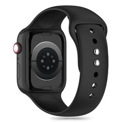 СИЛИКОНОВЫЕ ЧАСЫ APPLE WATCH 4 | 5 | 6 | 7 | 8 | 9 | SE | ULTRA 1 | 2 (42 | 44 | 45 | 49 ММ) ЧЕРНЫЙ цена и информация | Аксессуары для смарт-часов и браслетов | kaup24.ee