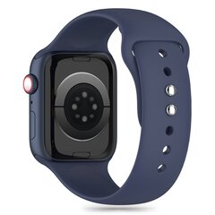 СИЛИКОНОВЫЕ ЧАСЫ APPLE WATCH 4 | 5 | 6 | 7 | 8 | 9 | SE | ULTRA 1 | 2 (42 | 44 | 45 | 49 ММ) ПОЛУНОЧНЫЙ СИНИЙ цена и информация | Аксессуары для смарт-часов и браслетов | kaup24.ee