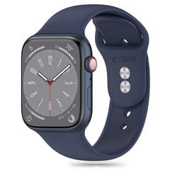 СИЛИКОНОВЫЕ ЧАСЫ APPLE WATCH 4 | 5 | 6 | 7 | 8 | 9 | SE | ULTRA 1 | 2 (42 | 44 | 45 | 49 ММ) ПОЛУНОЧНЫЙ СИНИЙ цена и информация | Аксессуары для смарт-часов и браслетов | kaup24.ee