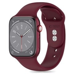 ЗАЩИТНЫЙ СИЛИКОН ДЛЯ ЧАСОВ APPLE WATCH 4 | 5 | 6 | 7 | 8 | 9 | SE | ULTRA 1 | 2 (42 | 44 | 45 | 49 ММ) MULBERRY цена и информация | Аксессуары для смарт-часов и браслетов | kaup24.ee