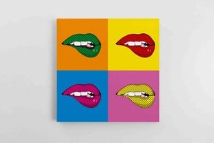 Pop Art huulte kollaaž hind ja info | Seinapildid | kaup24.ee