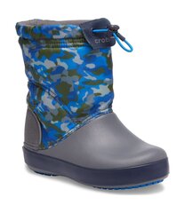 Crocs™ детская повседневная обувь Crocband LodgePoint Graphic Winter Boot K, зеленый 27 цена и информация | Детские сапоги | kaup24.ee