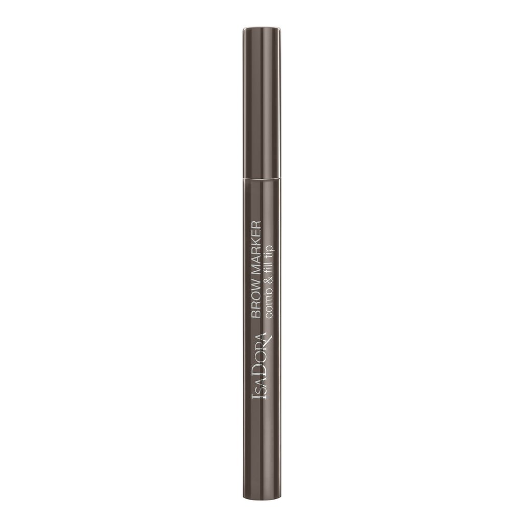 Kulmupliiats IsaDora Comb & Fill Tip 1 ml 21 Medium Brown hind ja info | Kulmuvärvid, -pliiatsid | kaup24.ee