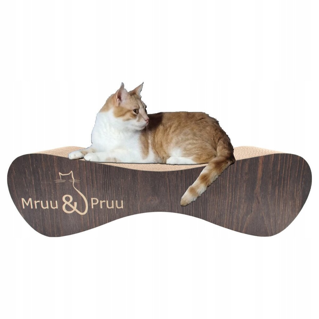 BIG Mruu&amp;Pruu KARTONIKAPP 70x23x24 cm BRONZE hind ja info | Kassi kraapimispuud | kaup24.ee