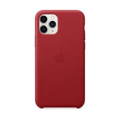 Apple iPhone 11 Pro Leather Cover Red цена и информация | Чехлы для телефонов | kaup24.ee