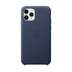Apple iPhone 11 Pro Leather Cover Midnight Blue цена и информация | Чехлы для телефонов | kaup24.ee