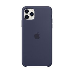 Telefoniümbris Apple iPhone 11 Pro Max Silicone Cover Midnight Blue hind ja info | Telefoni kaaned, ümbrised | kaup24.ee