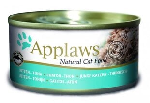 Консервы для котят с тунцом APPLAWS CAT, 70 г цена и информация | Кошачьи консервы | kaup24.ee
