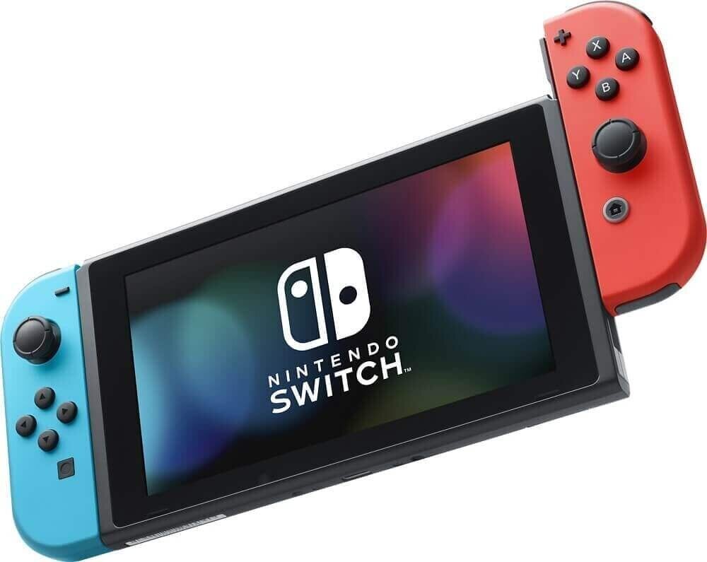 Mängukonsool Nintendo Switch V2 32GB, sinine/punane + Joy-Con juhtpuldid hind ja info | Mängukonsoolid | kaup24.ee