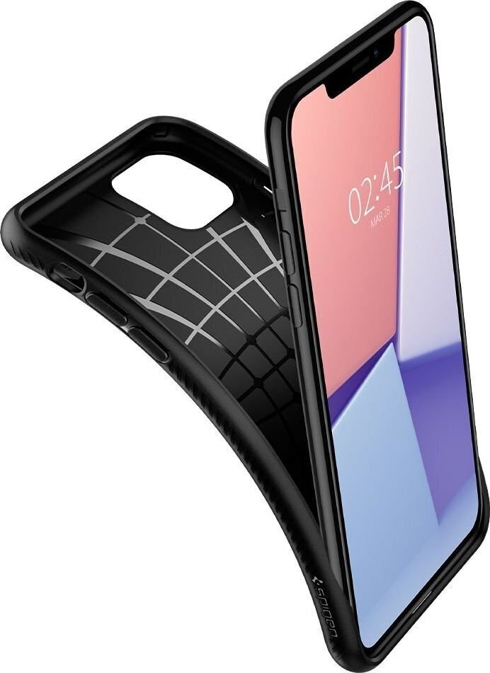 SPIGEN LIQUID AIR IPHONE 11 MATTE BLACK hind ja info | Telefoni kaaned, ümbrised | kaup24.ee