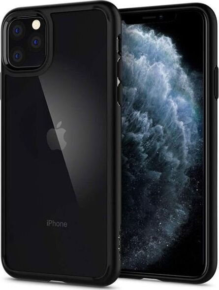 SPIGEN ULTRA HYBRID IPHONE 11 PRO MAX MATTE BLACK hind ja info | Telefoni kaaned, ümbrised | kaup24.ee