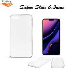 Чехол TakeMe Ultra Slim, 0.3мм, Apple iPhone 14 Pro Max, прозрачный цена и информация | Чехлы для телефонов | kaup24.ee