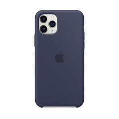 Telefoniümbris Apple iPhone 11 Pro Silicone Cover Midnight Blue hind ja info | Telefoni kaaned, ümbrised | kaup24.ee