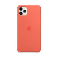 Telefoniümbris Apple iPhone 11 Pro Max Silicone Cover Clementine (Orange) hind ja info | Telefoni kaaned, ümbrised | kaup24.ee