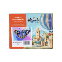 Набор Wizardi Картина по номерам. Радужный тигр 16.5x13 см PBNMINI010 цена и информация | Живопись по номерам | kaup24.ee