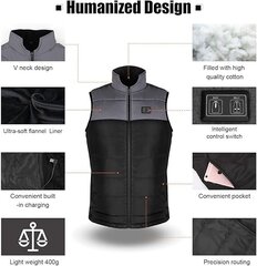 AFUNSO A-11 Soojendusega vest, XXL hind ja info | Soojendavad tooted | kaup24.ee