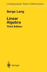 Linear Algebra 3rd ed. 1987 цена и информация | Книги по экономике | kaup24.ee