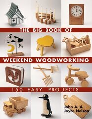 Big Book of Weekend Woodworking: 150 Easy Projects цена и информация | Книги о питании и здоровом образе жизни | kaup24.ee