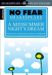 Midsummer Night's Dream (No Fear Shakespeare), Volume 7 hind ja info | Ajalooraamatud | kaup24.ee