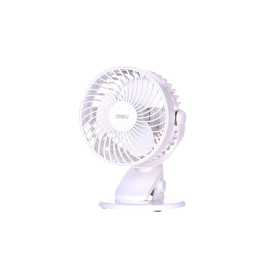 Väike lauaarvuti ventilaator Deli 3688 USB 5V 3W 360° hind ja info | Lisatarvikud korpustele | kaup24.ee