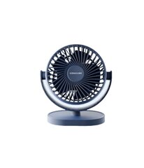 Väike lauaarvuti ventilaator Konka KTS-3013-P USB 5V 1A 4W 360°1200mAh hind ja info | Lisatarvikud korpustele | kaup24.ee