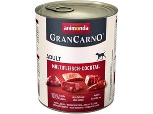 Консервы для собак GranCarno adult с разными типами мяса 800 г цена и информация | Консервы для собак | kaup24.ee