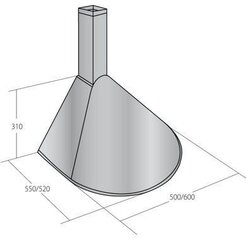 Akpo WK-5 Rondo Turbo 50 цена и информация | Вытяжки на кухню | kaup24.ee