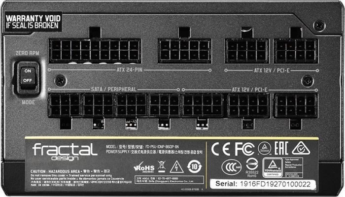 Fractal Design Fully Modular PSU Ion+ 860W Platinum 860 W hind ja info | Toiteplokid (PSU) | kaup24.ee