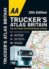 AA Trucker's Atlas Britain 12th New edition hind ja info | Reisiraamatud, reisijuhid | kaup24.ee