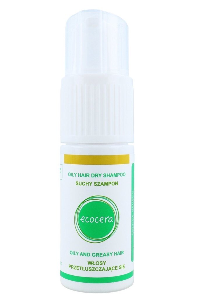 Kuivšampoon rasustele juustele Ecocera Oily Hair 15 g hind ja info | Šampoonid | kaup24.ee