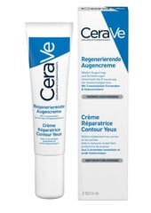 Silmakontuuri kreem tursete ja tumedate ringide vastu CeraVe Eye Repair 14 ml hind ja info | Silmakreemid, seerumid | kaup24.ee