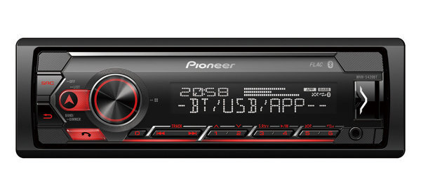 Autoraadio Pioneer, MVH-S420BT RDS raadio koos Bluetooth, USB ja iPod, Android цена и информация | Autoraadiod, multimeedia | kaup24.ee