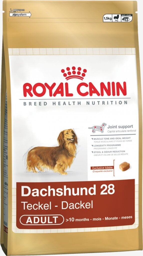 Royal Canin Dachshund Adult 0,5 kg цена и информация | Kuivtoit koertele | kaup24.ee