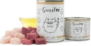 Gussto Cat Fresh Calf с кроликом и телятиной, 6x400 гр цена и информация | Кошачьи консервы | kaup24.ee