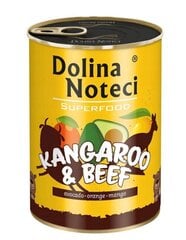 Dolina Noteci Premium SuperFood koos känguru- ja veiselihaga, 6x400 g hind ja info | Konservid koertele | kaup24.ee