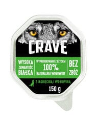 Crave с бараниной и говядиной, 14х150 г цена и информация | Консервы для собак | kaup24.ee