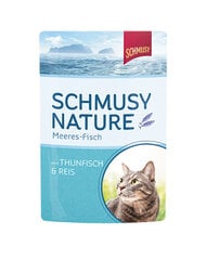 Schmusy Nature koos tuunikala ja riisiga, 100 g hind ja info | Konservid kassidele | kaup24.ee