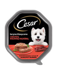 Cesar koos veiseliha ja maksaga, 14x150 g hind ja info | Konservid koertele | kaup24.ee