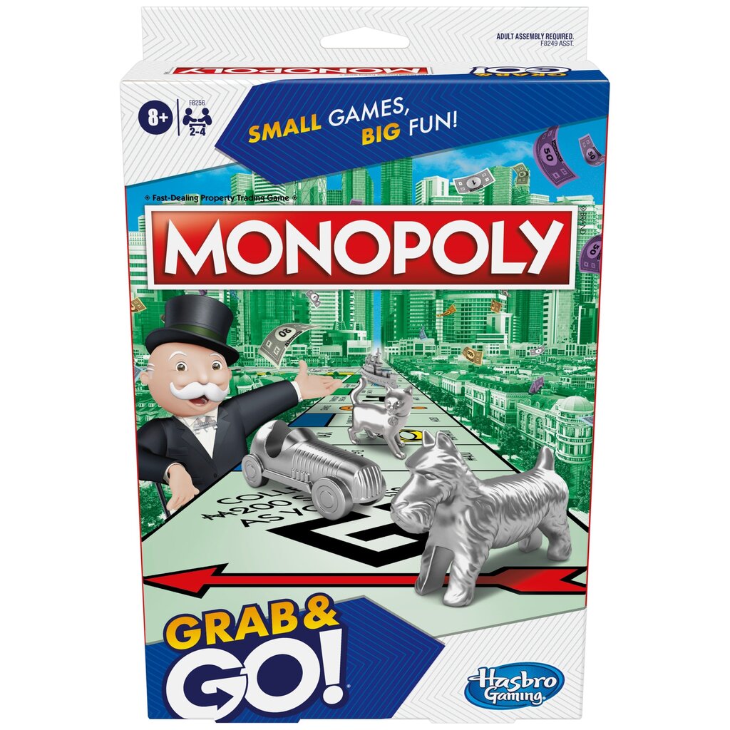 MONOPOLY Reisimäng Grab&Go hind ja info | Liivakastid, liiv ja mänguasjad | kaup24.ee