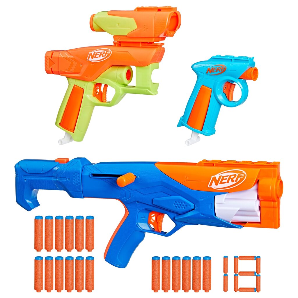 NRelvakomplekt Nerf N Series Gear up pack, 3 tk цена и информация | Poiste mänguasjad | kaup24.ee