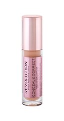 Vedel peitekreem Makeup Revolution London Conceal & Correct Concealer 4 g hind ja info | Jumestuskreemid, puudrid | kaup24.ee