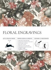 Floral Engravings: Gift & Creative Paper Book Vol. 79 цена и информация | Книги о питании и здоровом образе жизни | kaup24.ee