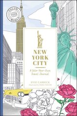 New York City: A Color-Your-Own Travel Journal hind ja info | Tervislik eluviis ja toitumine | kaup24.ee